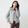 Jaqueta Curta de Algodão com Capuz Plus Size Outono/Inverno 2026 Moda Feminina Tendência Casual Emagrecedora Quente para o Dia a Dia
