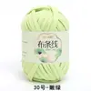 Línea de hilo de tela al por mayor de fábrica Hyun-A con gancho hecho a mano material DIY bolsa línea de tela de color al por mayor en stock