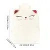 Mochila de animales de dibujos animados transfronteriza, linda mochila de gato para niños de jardín de infantes, mochila ligera de felpa multicolor