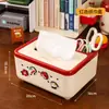 Mesa de centro de lujo creativo multifuncional, caja de pañuelos para el hogar, caja de pañuelos para sala de estar, caja de almacenamiento para control remoto, caja de servilletas para mesa de comedor