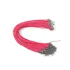 Collar de Cuerda de Cera Multicolor Coreano para Mujer diy Collar de Cuerda de Cera Hecho a Mano para Mujer