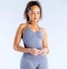 Conjunto Df de Pantalones Largos y Chaleco Más Vendidos de Amazon, Chaleco Deportivo de Cuello Halter de Nailon Mate de Alta Elasticidad Ultrafino
