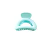 Pinza de garra pequeña de medio círculo color macarrón de 4.5 cm, artefacto para fijar coleta, pinza para moño, pinza para el pelo de temperamento para mujeres, pinza para el pelo