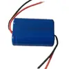 Batería de litio 18500 de 3.7V 1400mAh para maquinilla de afeitar, vaso de jugo, cepillo de dientes eléctrico con placa protectora, certificación al por mayor