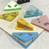 Carpeta Triangular Clip Lateral y de Esquina Transparente Almacenamiento y Organización de Hojas de Examen Clip para Datos Clip para Papel Clip para Libro Clip para Cuentas a Mano