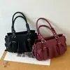 Bolsos de mujer de nicho 2026 nueva moda bolso tote plisado bolso de hombro con un toque elegante de alta gama bolso cruzado