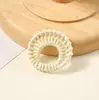 Acessórios de Joias DIY Tecidos em Rattan Puro Feitos à Mão no Vietnã Estilo Festivo Geométrico Exagerado Redondo Material para Brincos Tecidos em Bambu Rattan