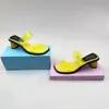 Chinelos de Salto Alto Estilo Moda Transfronteiriça para Mulheres, Verão Transparente Cor Sólida Versátil Elegante Salto Grosso Grande Tamanho Salto Agulha