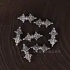 Acessórios de prata Sanqi, instrumentos rituais estilo Xizang, acessórios de cetro vajra, acessórios para pulseiras e colares DIY, pingentes de sino vajra