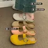 Mules estilo francês e de fada, sem cadarço, para mulheres, novidade verão e outono 2026, meias-pantufas macias