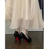 Zapatos de tacón de punta redonda con decoración de lazo para mujer 2026 Nueva llegada Suela de plataforma impermeable Suela resistente al desgaste Commute diario Versátil