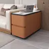 Armário Lateral para Sofá de Sala de Estar de Chão, Novo Estilo Luxuoso, Armário Lateral de Alta Qualidade, Armário Estreito Pequeno de Madeira Maciça de 30cm, Simples e Moderno