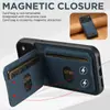 Adecuado para iPhone 18 Pro Max, Funda para Teléfono Apple 17 con Ranura para Tarjeta, Soporte para Samsung S26 Ultra, Funda de Cuero para Google 11