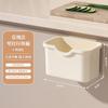 Lixeira de cozinha pendurada parede doméstica pendurada vaso sanitário sala de estar cesta de papel balde de armazenamento com tampa balde de armazenamento lixo de cozinha