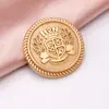 Estilo Britânico Coroa Espigas de Trigo Metal Botão Costurado à Mão Uniforme da Academia Uniforme Escolar Botões para Terno de Alta Qualidade Casaco Trench Botões Decorativos