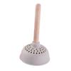 Forma creativa de bomba de inodoro nuevo silicona ventosa de inodoro mini colador de té drenaje de té filtro de té tetera