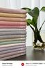 Tecido de Linho Tencel, Tecido Jacquard Tingido em Fio de Alta Qualidade com 2,5m de Largura, Tecido de Linho Cetim Dupla Face Fio 60