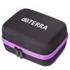 Bolsa Doterra para Armazenamento de Óleos Essenciais com 19 Compartimentos, Portátil e à Prova de Choque, para Frascos de Óleos Essenciais de 15/5ml, Estojo Rígido de 10ml