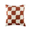 Nueva almohada vintage de cuadros escoceses, estilo Ins, para sala de estar, sofá, almohada de noche a cuadros blancos y negros.