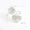 Piezas de Flor Dorada Hueca de Seis Pétalos DIY Tocado de Novia Xiuhe Abanico Redondo Material Accesorios para el Cabello de Moda Dorados Huecos Hechos a Mano