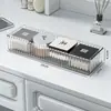 Cajones tipo separadores de caja de almacenamiento de cosméticos empotrada acrílico tocador mesa pequeña de escritorio cajas organizadoras para el cuidado de la piel