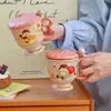 Tazas de Cerámica de Alta Gama para Niñas, Tazas de Agua Cerámicas de Aspecto Elegante para el Hogar, Tazas de Desayuno para la Oficina, Regalos Prácticos para Mujeres