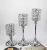 Porta-Velas Nórdico Ornamento Dourado Luxo Leve Cristal Decoração de Casa Sala de Estar Mesa de Jantar Porta-Velas de Pena Romântico Retrô