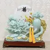 Bingyu Azul Oro Jade Ruyi Adornos de Vida Entrada de Sala Hebilla de Seguridad Decoraciones Gabinete de Vino Regalo de Apertura Mayoreo
