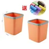 Papelera de escritorio con aro prensador, cubo de almacenamiento para mesita de noche, papelera, cubo de basura doméstico para encimera de mesa de sala de estar