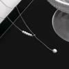 Internet Celebridade Titânio Aço Popular Colar Ins TikTok Explosões Pérola Micro-incrustada Geometric Fishtail Butterfly Heart Clavicle Chain