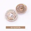 Botones de Perla y Diamante, Botones Metálicos, Botones para Camisa, Botones Tejidos para Suéter, Botones, Accesorios Dorados para Ropa