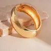 Pulseira oval com abertura larga ajustável Estilo metal ins europeu e americano pulseira personalidade de nicho Joker joias atacado