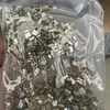 Celebridade da Internet Branco Piscante tamanho pequeno Fundo Plano Forma Especial Diamante Super Brilho Aurora Cor Mágica Luar Manicure Diamante Decoração de Unha