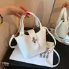 Shuai Mijia 2026 Nova Bolsa de Balde Exquisita Simples para Mulheres, Bolsa de Ombro de Mão Estilo Coreano, Bolsa Transversal Fashion para o Dia a Dia