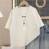 Conjunto de Camisetas de Manga Corta de Verano para Niños 2026 Nuevo Ropa de Trabajo de Media Manga de Verano para Niños Conjunto Holgado de Dos Piezas para Niños