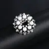Japonês e coreano borboleta broche high-end bauhinia corpete diamante libélula pino casamento noiva acessórios de vestuário atacado