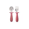 Tazón de alimentación para bebé de silicona de grado alimenticio con doble asa, diseño antiquemaduras y ventosa integrada para la autoalimentación infantil.