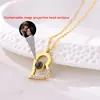 Colgante de Collar con Proyección de Foto Personalizada de Color Transfronterizo con 100 Idiomas de "Te Amo" en Pequeñas Cuentas Redondas, Estilo Europeo y Americano