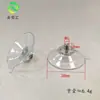 Venta Directa de Fábrica Ventosa Ecológica con Tornillos Plástico PVC Cabeza de Hongo Ventosa Transparente Ventosa con Agujero para Tornillo Gancho