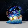 Luminária Noturna Astronauta Transfronteiriça Artesanato Criativo de Resina Presente Decorativo para Amigos