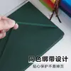Caderno de Negócios Personalizado com Linhas Horizontais Completas para Exportação Transfronteiriça, Caderno A5 com Elástico, Caderno Diário Simples de PU