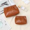 Bolsa de Batom Plissada Shrapnel Fones de Ouvido Cosméticos Bolsa de Cosméticos Bolsa de Moedas Simples Portátil Bolsa de Viagem