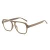 Armazón de Gafas Cuadrado de Color Transparente Estilo Coreano de Montura Grande para Mujer, Moda, Cara Redonda, Potencia Ajustable, Espejo Plano para Cerca, Espejo Anti Luz Azul para Hombre
