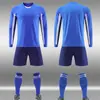 Número de Impresión Traje Hombres Niños Camisetas de Fútbol Club Verde Manga Larga Uniforme de Fútbol Exterior Niño Chándal de Fútbol