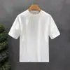 Camiseta de Manga Corta Desestructurada Estilo Americano Hombro Caído para Hombre Verano Tendencia Marca Holgada Casual Versátil Top Ropa de Hombre 2026 Nuevo Producto