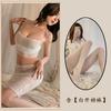 Lingerie Sexy com Design Transparente, Não Precisa Tirar, Roupa de Dormir, Uniforme de Cama, Sedutor para Seios Pequenos, Vestido Bodycon Quente