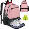Bolsa de raqueta de tenis para deportes al aire libre, impermeable, de Amazon, mochila multifuncional de gran capacidad, bolsa de bádminton para almacén de zapatos independiente