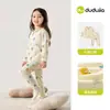 [Nova Chegada: Compre 2 Leve 3 de Desconto] Conjunto de Pijama Infantil Dudu, Conjunto de Duas Peças para Meninos Outono, Roupa Infantil Outono