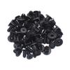 50 piezas hebilla de nailon para agujero de 10 mm Remache para parachoques de coche Ford Chrysler GMC