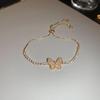 Pulsera Geométrica Redonda de Flor de Zirconia Transfronteriza Europea y Americana Estilo Retro de Moda Pulsera Joyería de Lujo Ligero Al por Mayor